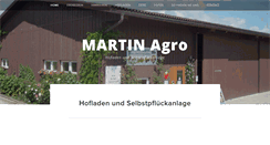 Desktop Screenshot of martin-agro.ch