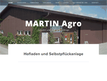 Tablet Screenshot of martin-agro.ch